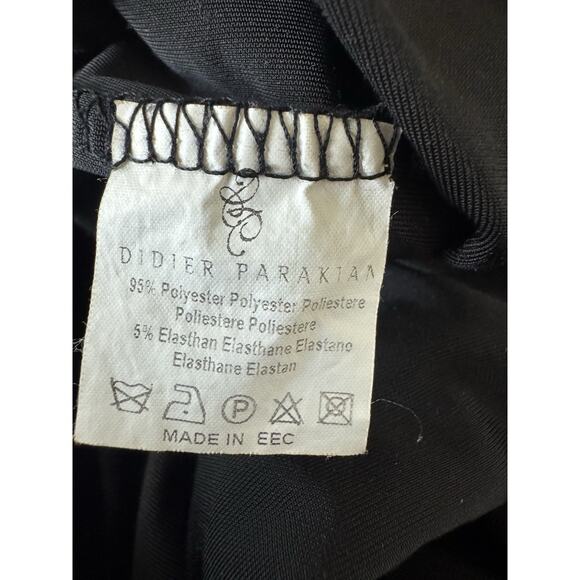Didier Parakian Velvet Pants US 8 High Waisted Wide Leg Made In France - Picture 6 of 9